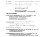 Sample Resume Of A Teacher In High School 8 Sample High School Resumes Sample Templates