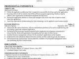 Sample Resume Of An Architect Application Architect Resume Example Resumecompanion Com