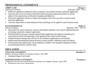 Sample Resume Of An Architect Application Architect Resume Example Resumecompanion Com