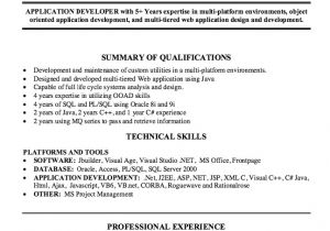 Sample Resume Of Experienced software Engineer Experienced software Engineer Resume Sample Free Resume