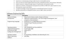 Sample Resume Of Experienced software Engineer software Engineer Resume Example 10 Free Word Pdf