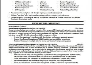 Sample Resume Of Hr Generalist Hr Generalist Resume Writer Sample the Resume Clinic