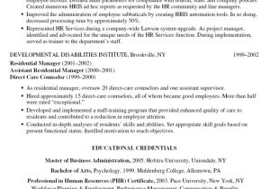 Sample Resume Of Hr Generalist Human Resources Generalist Resume Examples Perfect