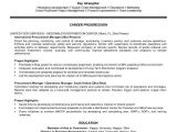 Sample Resume Of Purchase Manager Procurement Resume the Best Resume