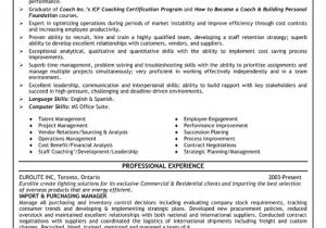 Sample Resume Of Purchase Manager top Purchasing Resume Templates Samples