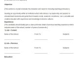 Sample Resume Of Teacher Applicant Sample Resume for Teacher Applicant Best Resume Collection