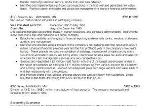 Sample Resume Promotion within Company Cfo Sample Resume Ambrionambrion Minneapolis Executive