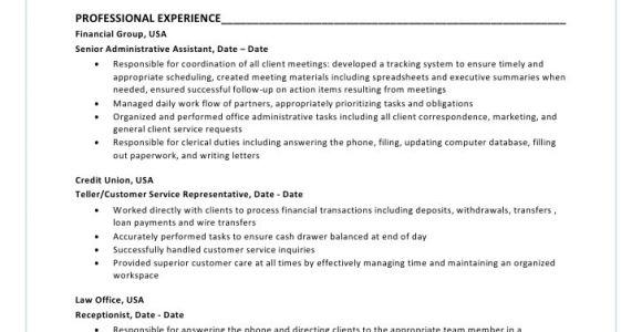 Sample Resume Promotion within Company Resume Examples Promotion within Same Company Examples