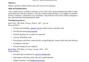 Sample Resume to Apply for Bank Jobs 12 General Career Objective Resume Samplebusinessresume