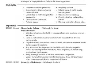 Sample Resume with Masters Degree Best Master Teacher Resume Example Livecareer