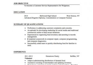 Sample Resume with No Work Experience 21 Basic Resumes Examples for Students Internships Com