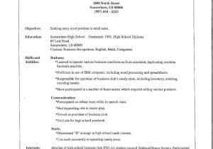 Sample Resume with No Work Experience What to Put On Your Resume when You Have No Relevant