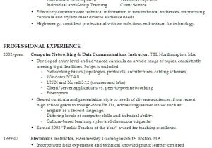 Sample Resume with One Job Experience Resume Work Experience Samples