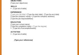 Sample Resume with Only One Job Experience 3 4 Sample Resume with One Job Experience formatmemo