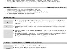 Sample Resume with Picture Sample Resume Fresher
