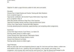 Sample Resume Yoga Teacher Teacher Resume Examples 26 Free Word Pdf Documents