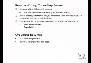 Sample Resume Youtube How to Write An Effective Resume Youtube
