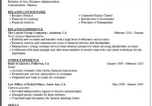 Sample Resumes for College Students Internship Resume Sample Career Center Csuf