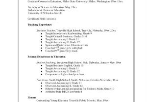 Sample Resumes for Experienced Teachers Teacher Resume Examples 23 Free Word Pdf Documents