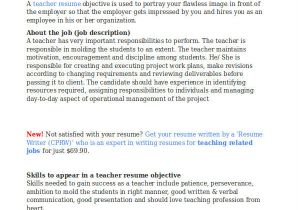 Sample Resumes for Experienced Teachers Teacher Resume Sample 32 Free Word Pdf Documents