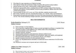 Sample Resumes for Medical assistants Medical assistant Resume Occupational Examples Samples