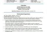 Sample Resumes for Medical assistants Medical assistant Resume Sample Monster Com