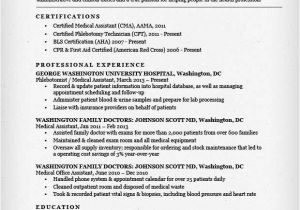 Sample Resumes for Medical assistants Medical assistant Resume Sample Writing Guide Resume