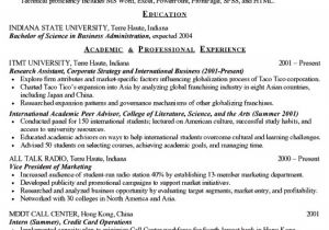 Sample Resumes for University Students College Student Resume Example Business and Marketing