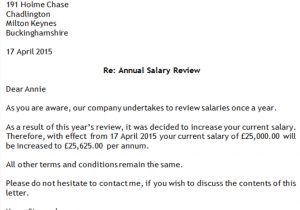 Sample Salary Review Letter Template Pay Review Process In People Inc July 2016 Agathonhr