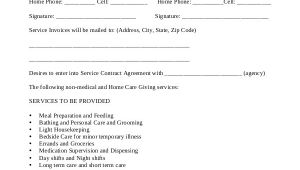 Sample Service Contract Template Sample Service Contract 20 Examples In Pdf Word