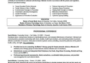 Sample social Work Resume Career Objective for social Worker Resume Resume Ideas