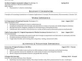 Sample Template Of Resume Resume Samples Uva Career Center