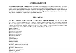 Samples Of Career Objectives On Resumes How to Write Career Objective with Sample