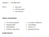 Samples Of Resumes for Highschool Students 10 High School Resume Templates Free Samples Examples