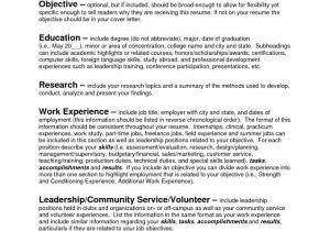 Samples Of Resumes with Objectives Sample Resume Objectives Resume Badak