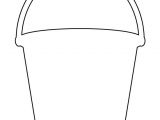 Sand Bucket Template Bucket Pattern Use the Printable Outline for Crafts