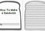 Sandwich Template for Writing Sailing Through 1st Grade Quot How to Quot Instructional Writing