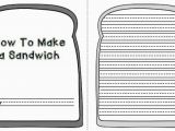 Sandwich Template for Writing Sailing Through 1st Grade Quot How to Quot Instructional Writing