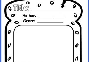 Sandwich Template for Writing Sandwich Book Report Project Templates Printable
