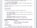 Sap Fico Sample Resume 3 Years Experience Sap Fico Resume 3 Years Experience