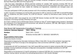 Sap Resume Samples for Freshers Mba Resume for Freshers In Marketing Resume Resume