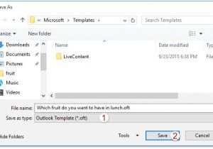 Save Email as Template How to Save Custom Voting buttons In Outlook Email