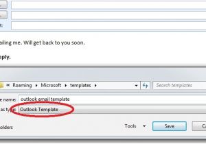 Save Outlook Email as Template How to Set Auto Response Email In Outlook