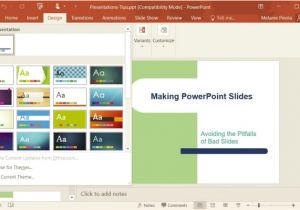 Save Powerpoint Template as theme How to Change Templates In Powerpoint 2016