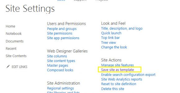 Save Site Template Sharepoint 2013 Save Site as Template In Sharepoint 2013 Using Powershell