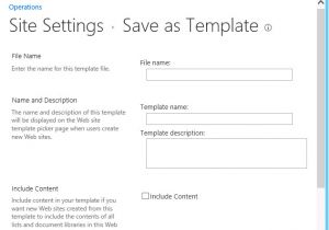 Save Site Template Sharepoint 2013 Save Site as Template Option Missing In Sharepoint 2013