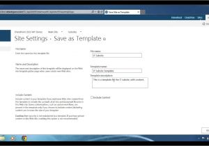 Save Site Template Sharepoint 2013 Sharepoint 2013 How to Save Your Site as A Template Youtube