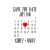 Save the Date Calendar Template 2018 Custom Save the Date Calendar Stamp Personalized Stamp