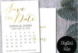 Save the Date Calendar Template 2018 Save the Date Calendar Template Save the Date Postcard