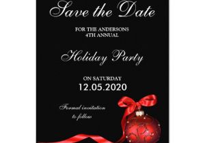 Save the Date Email Template Christmas Party Christmas Holiday Party Save the Date Templates Zazzle Com
